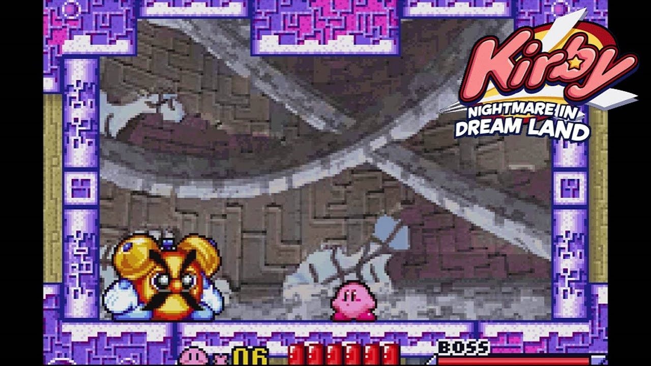 Kirby: Nightmare in Dream Land - Mr. Tick-Tock Mini-Boss Fights - YouTube