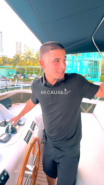 How Take 85ft Yacht Small Bridge in Miami