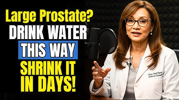 Urologist: Drink Water THIS Way To Shrink Your Prostate (And Fix Urine Dribble) After 50