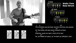 So Long, It's Been Good To Know You - Woody Guthrie - Strum Along Lesson - Jez Quayle