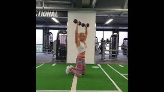 Kneeling Arnold press