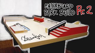 Making A Fingerboard Park Pt.2 // CONCRETE // December Fingerboards