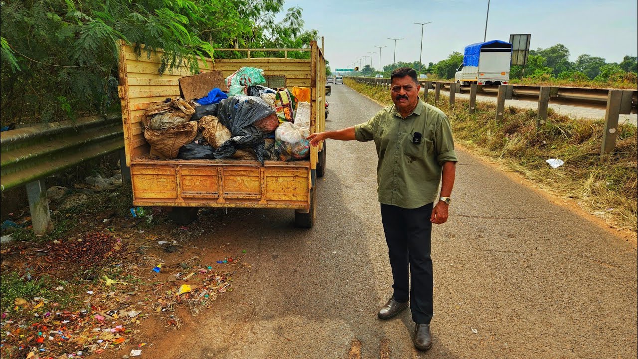 One Pick up Caught Dumping Garbage Along Highway | Near Tar Junction ...