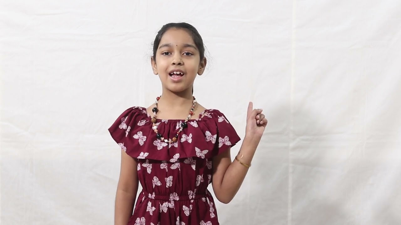 Mono Act Competition 2022 I  Manushree D I Age 9 I Vedh Acting Academy
