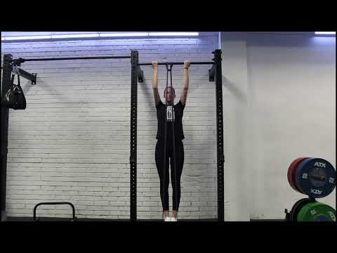 Power band assisted pull ups