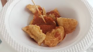 Review of Fried Chicken and Shrimp Meatballs on Jalan Siliwangi Bogor (Price Rp. 8,000)
