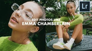 How to edit pictures like EMMA CHAMBERLAIN