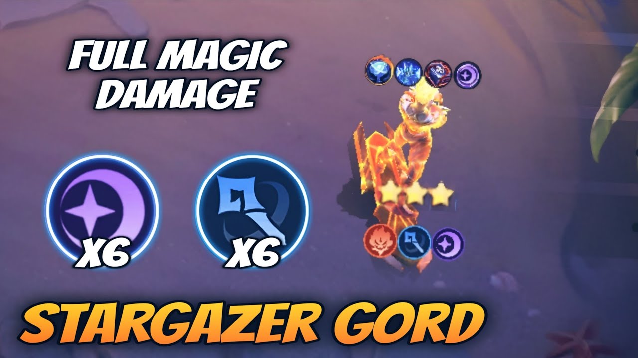 Gord Stargazer Mage No Cooldown Full Magic Damage  !!! Magic Chess Go Go.