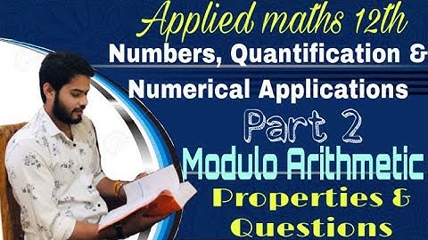 Numbers, Quantification & Numerical applications ||Part 2|| Applied Maths || Class 12th ||