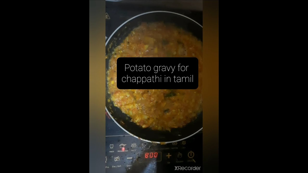😋Potato gravy in tamil chappathi gravy in tamil Gravy for chappathi