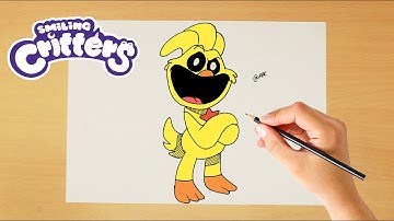 How to Draw Kickin Chicken| Smiling Critters | Poppy Playtime Chapter 3 (Easy Drawing)