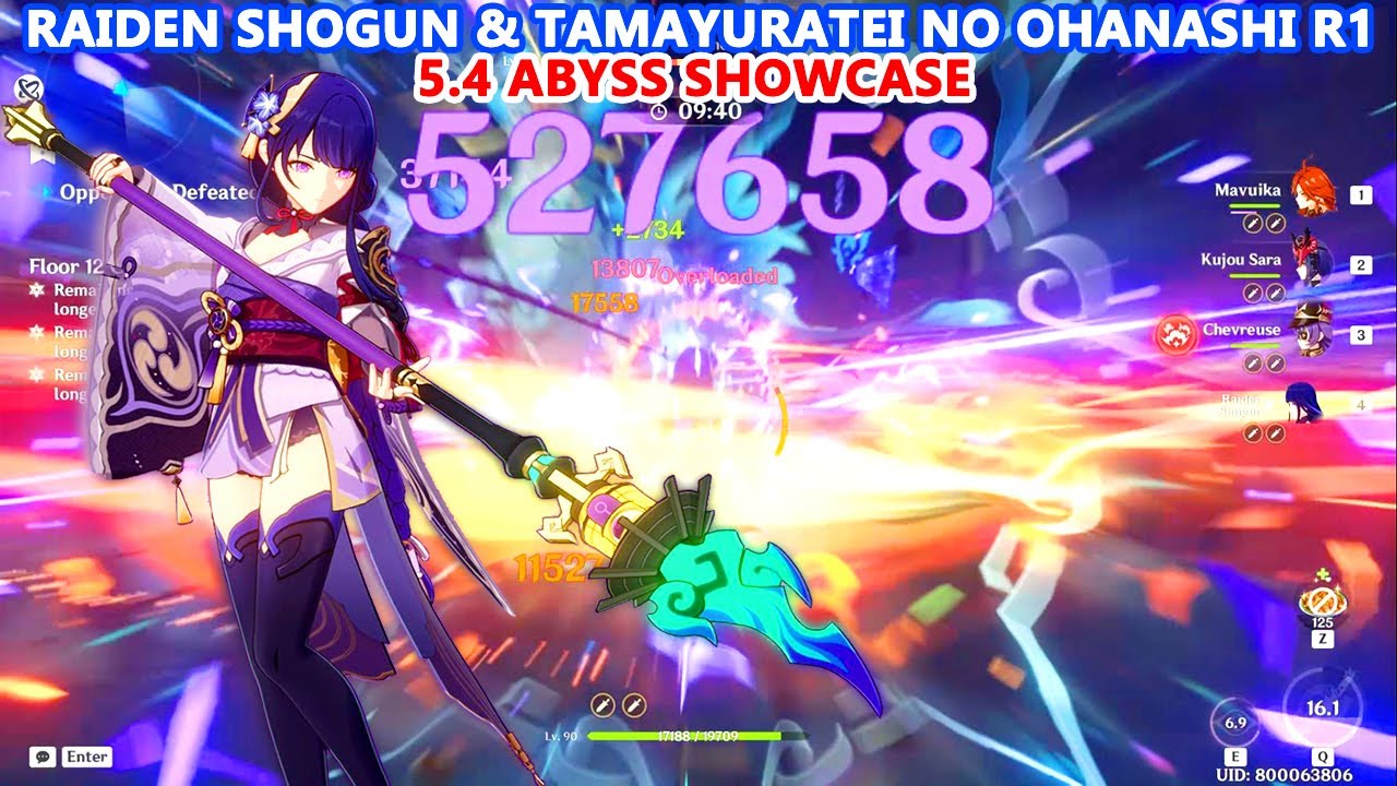 Raiden Shogun & Tamayuratei no Ohanashi R1 : New Free Weapon 5.4