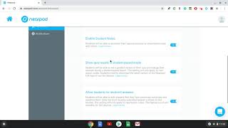 Nearpod Advanced Settings