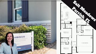 LAST CHANCE Hibiscus Model in Parrish FL - Salt Meadows by Meritage Homes | 7 Floorplans LEFT!