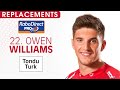 Team announcement - Ulster