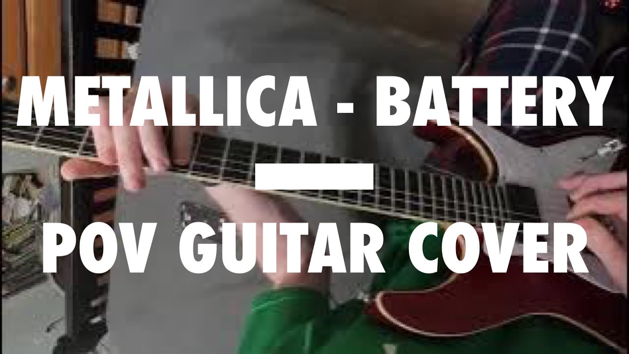 ⁣Metallica - Battery POV Guitar Solo Cover | ESP MII Custom