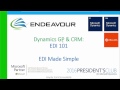 Edi 101 for microsoft dynamics gp  great plains  by endeavour solutions canada