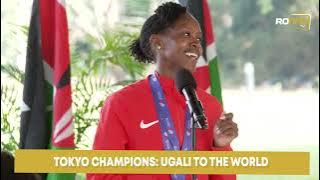 Faith Kipyegon: UGALI Saved us so much for the Gold we have for men #semanaronny