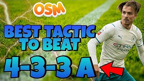 OSM Tactics - Best Tactic To Beat 433A | Counter Tactic 2022