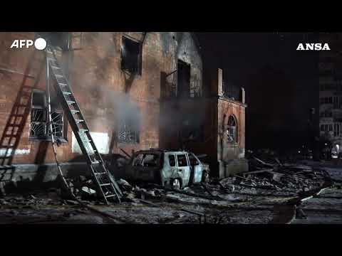 Video Ucraina, massicci raid russi su Kiev: almeno quattro morti e 19 feriti