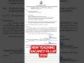 NEW VACANCY 2026 # JT # OTET # SSB TGT