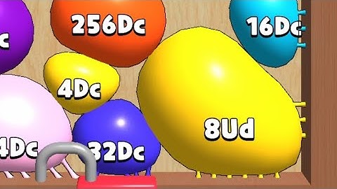 Large numbers 4Ud and 8Ud unlock - blob merge 3d! android,iOS