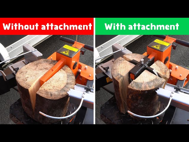 Transform Your Log Splitter with These Blade Attachments