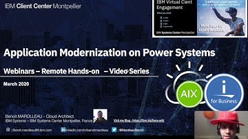 App Modernization & Cloud on IBM Power Systems : Webinars & Virtual Center