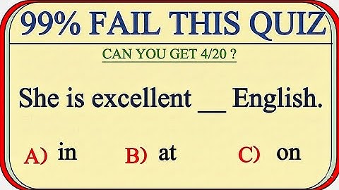 99% Fail This 😱 English All Tenses Quiz – Can YOU Get 100%? (2025