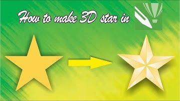 #youtube #chanelproduction How to Draw 3-D Star in CorelDraw | How to Use Smart Fill Tool.