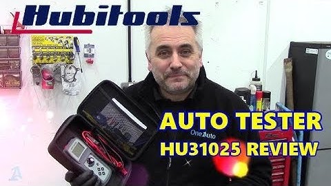 Hubitools Auto Tester Tool Review HU31025