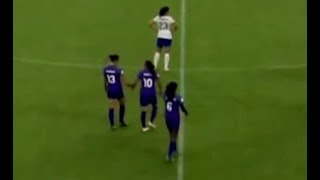 Alex Morgan & Marta I Wanna Hold Your Hand Magical M&M Moment V. Bos - 9-2-17