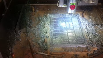 Milling an Aluminum Plate on My DIY CNC Machine