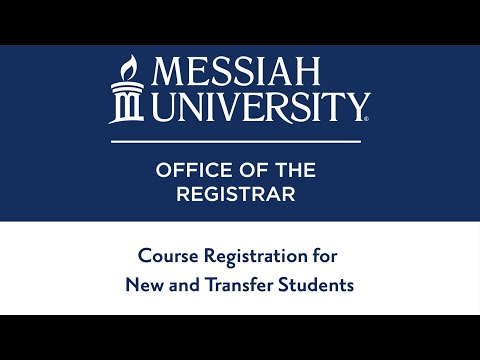 2022 Course registration for new and transfer students