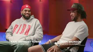Jalen Brunson and Karl-Anthony Towns interview on the Knicks' quest for a championship | NBA Today