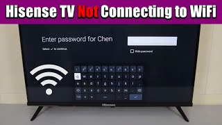Hisense TV Not Connecting to WiFi: Step-by-Step Troubleshooting Hisense TV Not Connecting to WiFi: Step-by-Step Troubleshooting