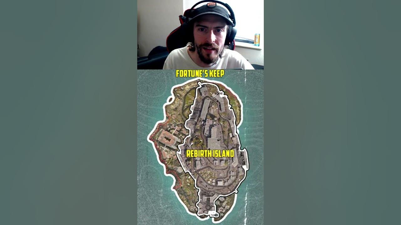 Size comparison between fortune's keep and rebirth island (use the size of  the streets as a reference) : r/CODWarzone