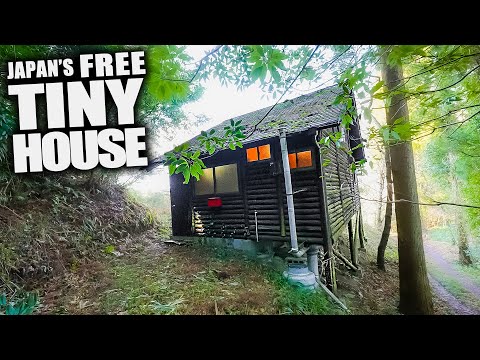Inside a FREE TINY HOUSE in Japan