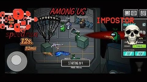 AMONG US SPEEDRUN world Record (12s)❗❗❗