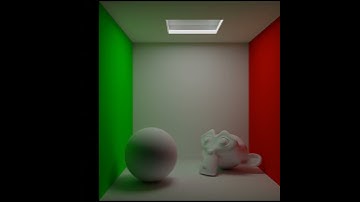 Eevee render with temporally denoised Cycles indirect lighting.