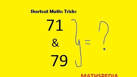 Square Numbers Between 71 & 79 | Shortcut Maths Tricks