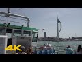 Riding the Gosport Ferry to Portsmouth | Full Crossing【4K】