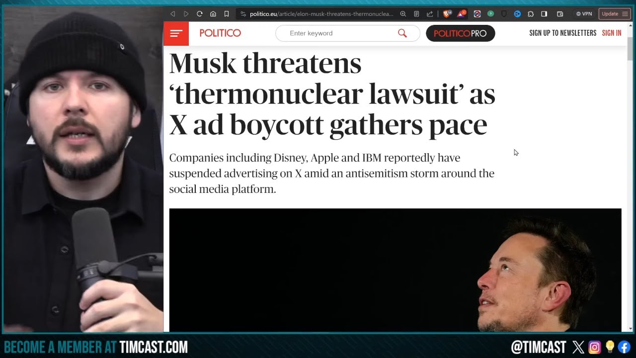 Elon Musk Vows To DESTROY Woke Cabal In NUCLEAR Lawsuit, Timcast & More Announce WE ARE GOING TO WAR