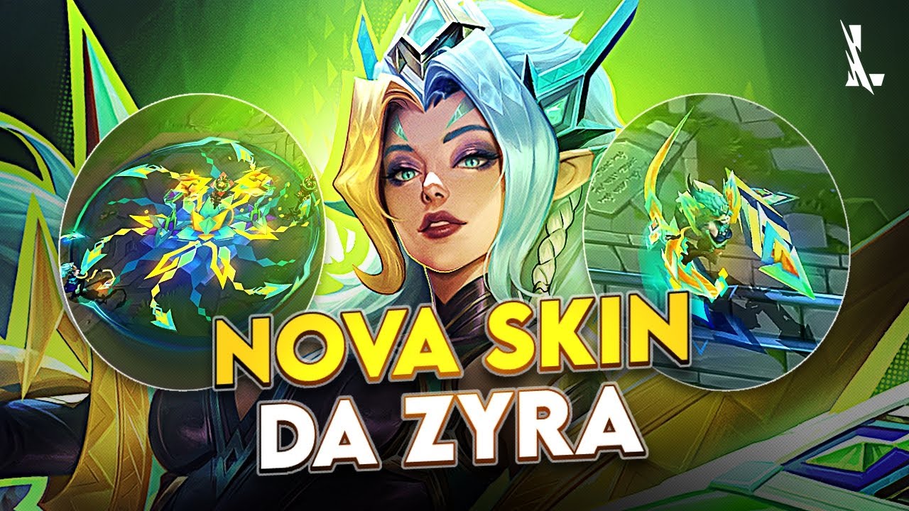 A NOVA SKIN DA ZYRA ARAUTA MÍSTICA É FENOMENAL!!! A RAINHA DO MID SERVINDO TUDO | LoL Wild Rift