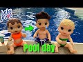 Baby Alive Abby swimming at the pool baby alive videos