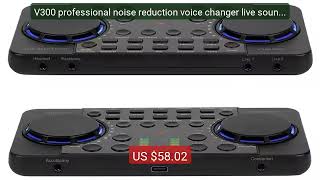 V300 Professional Noise Reduction Voice Changer Live Sound Car... Best Buy 2026 Great Quality