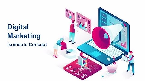 Digital Marketing - Isometric Concept After Effects Templates