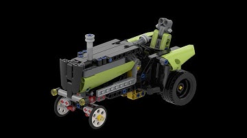 Power Puller - a Lego Technic 42103 Dragster alternate build