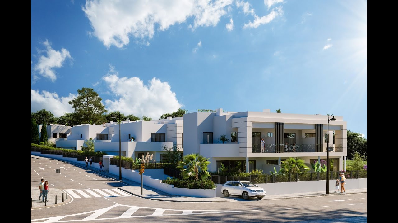 Off Plan Townhouses For Sale In Cancelada, Estepona On the Costa del Sol