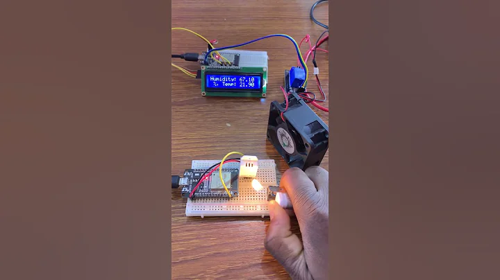 Wireless Temperature and Humidity Data Monitoringusing ESP32#electronics #engineering #engineer